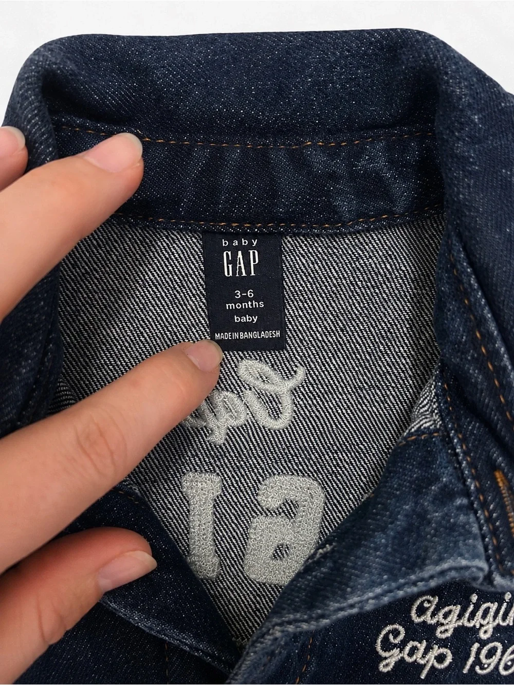 Baby Gap 1969 Denim Romper 3-6M EUC Button Front One Piece